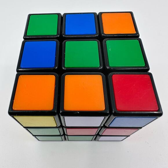 VTG Rubiks Cube Brain Teaser Children/Kids Fun Collectible Puzzle Educational - Picture 5 of 6